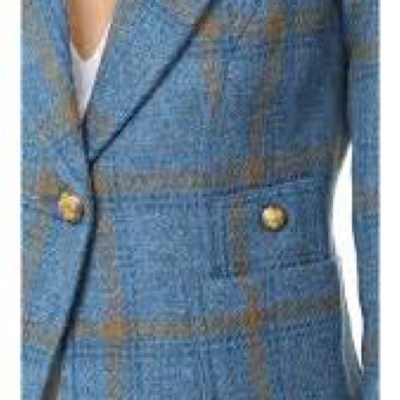 SMYTHE Women's Patch Pocket Duchess Blazer size 6 - Picture 5 of 17